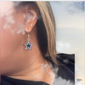 Dallas Cowboys Drop Earrings
